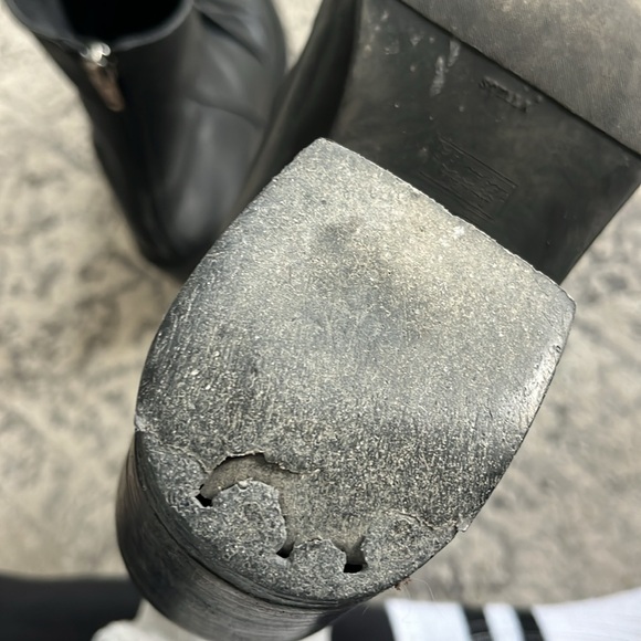 90s style black ankle boots - Picture 4 of 8